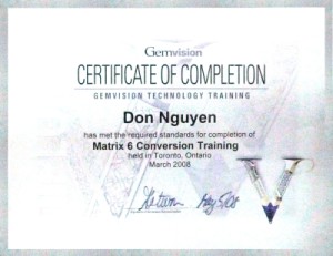 Matrix6Certificate-400